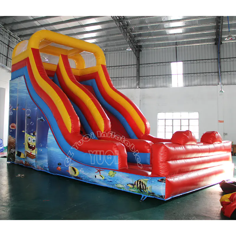 YQ328 Cheap Price Inflatable Kids Slides