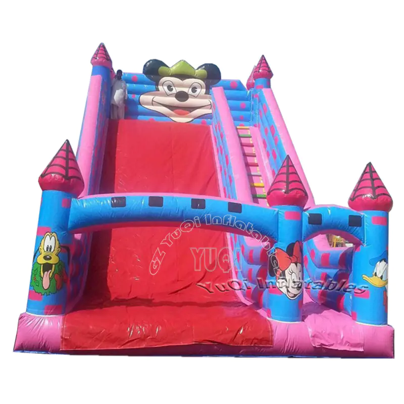 YQ332 Popular Mickey mouse inflatable slide for kids