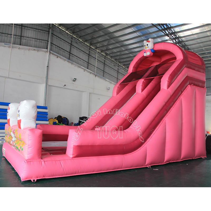 YQ341 New Hello Kittyy Slide Inflatable Slides