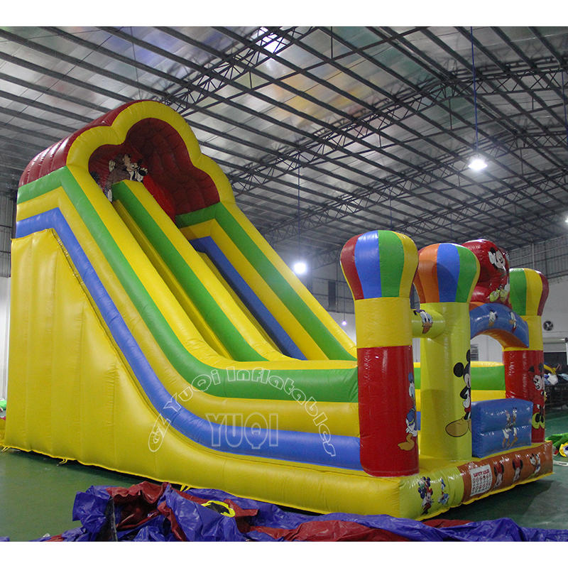 inflatable slide micky mouse commercial use inflatable dry slide