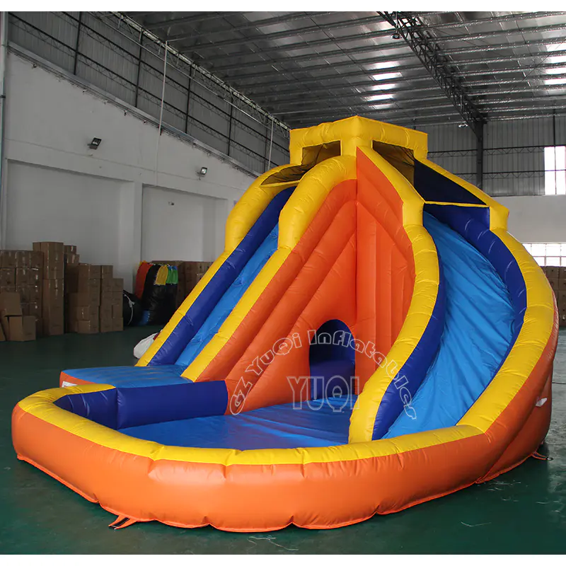 Outdoor Island Water Slide with Pool YQ355
