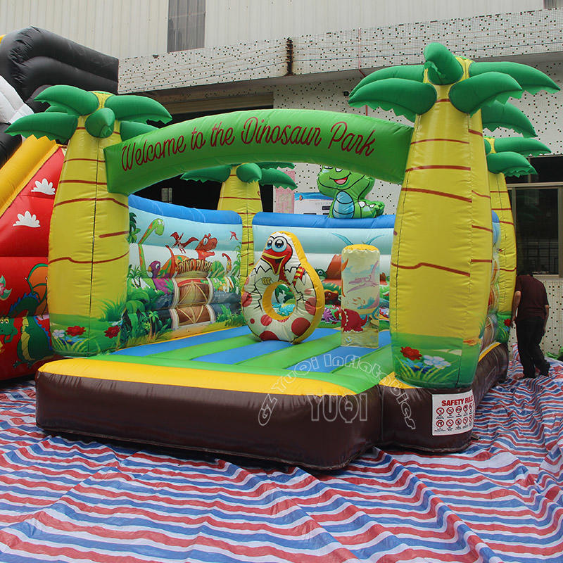 Animal world inflatable bouncer for kids play YQ580