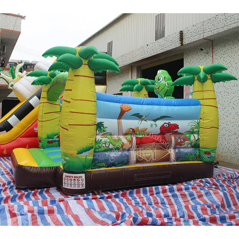 Animal world inflatable bouncer for kids play YQ580