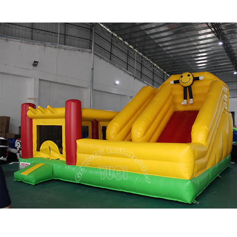 Commercial inflatable jumping castle with small slide for sale YQ51