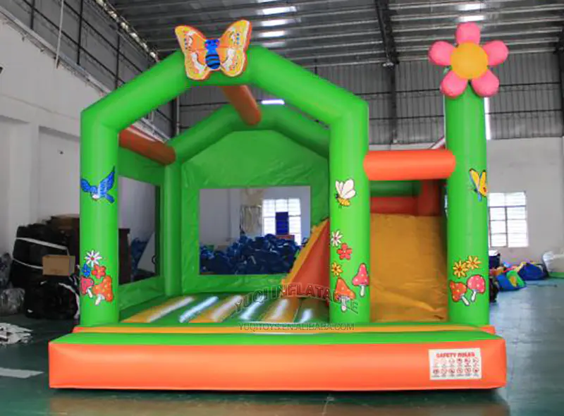 jumping house slide| inflatable bouncer slide combo