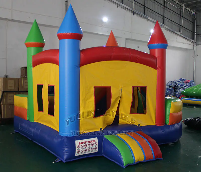 inflatable moonwalk bouncing jumping bouncy castle with slide combo