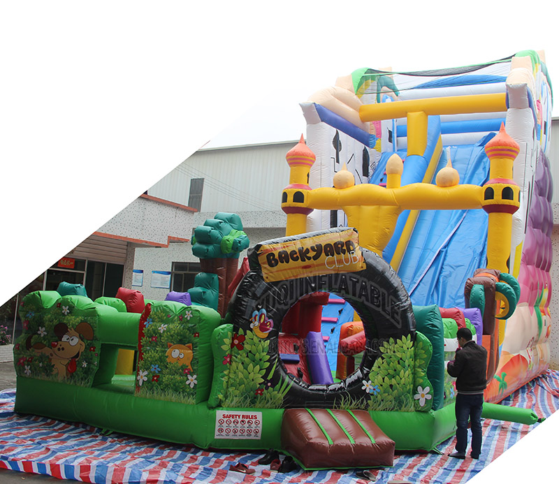 YUQI-Best Amusement Park Inflatable Slide Yuqi Adult Inflatable-14