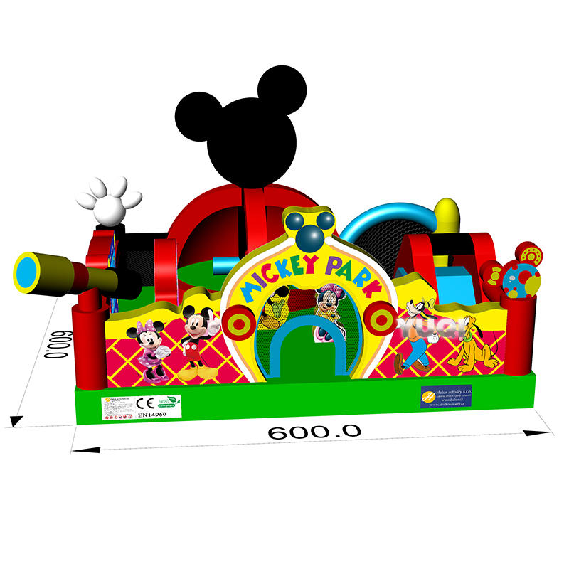 YUQI factory New house inflatable bouncer Micky mouse for kids