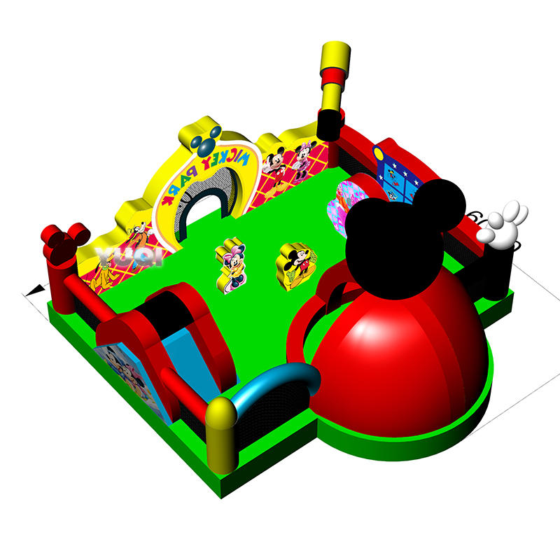 YUQI factory New house inflatable bouncer Micky mouse for kids