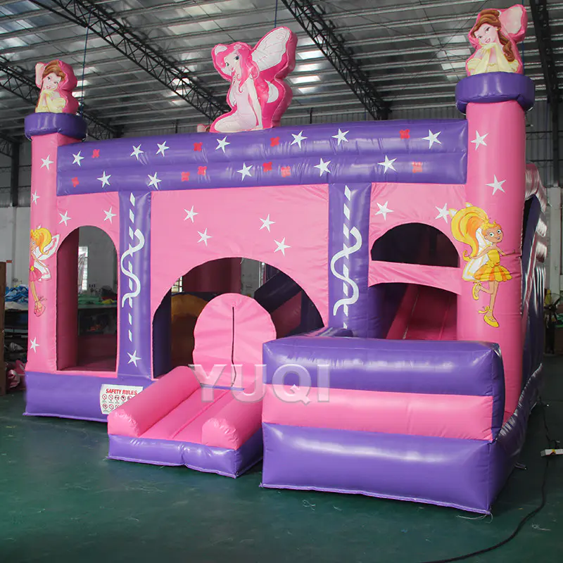 YUQI jumping castle inflatable princess bouncy castle games children's