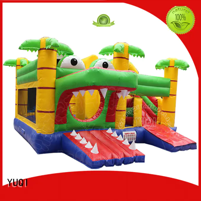 water slide bounce house for adults theme soldier bounce house waterslide combo for sale YUQI Brand