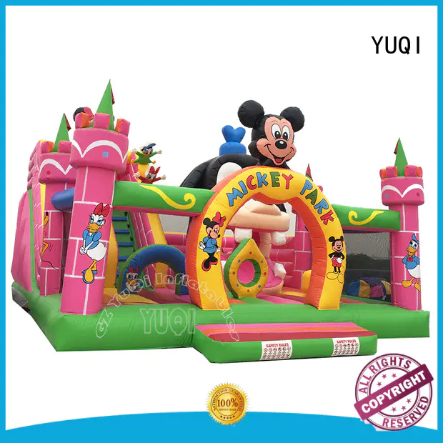 YUQI ground giant inflatable amusement park factory for adult