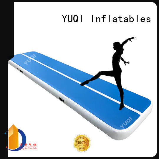 customized high quality gym YUQI Brand Air Track Gymnastics Mat factory