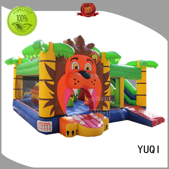 YUQI Brand tiger sale water slide bounce house for adults dinosaur supplier