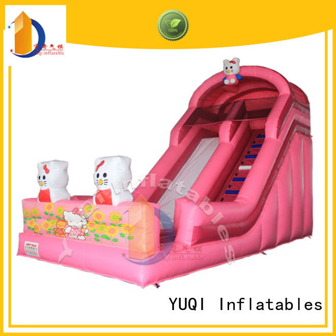 bouncing inflatable floating water slide design for carnivals YUQI