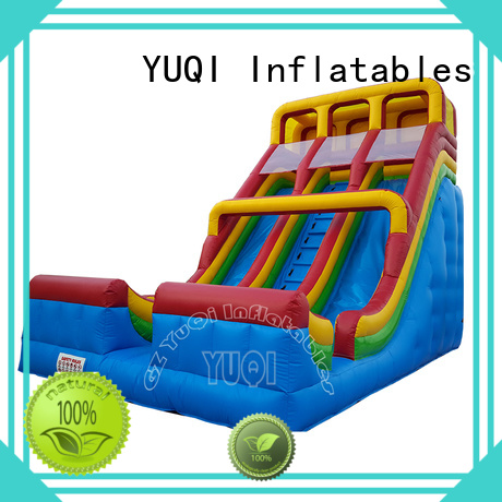 YUQI Brand robot giant inflatable water slides for adults super supplier