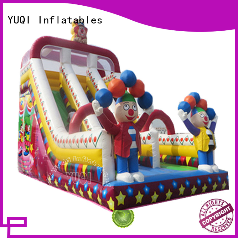 YUQI Brand design interesting adult amusement inflatable water slides for adults water