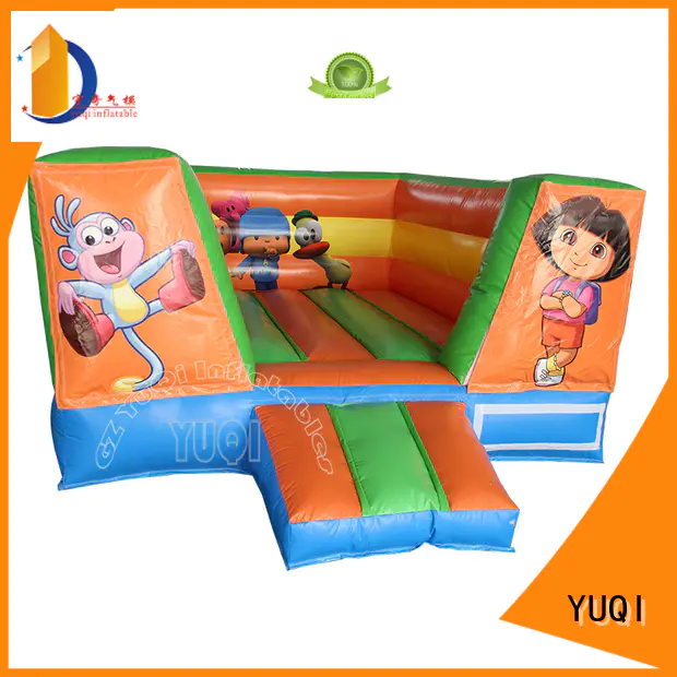 lovely crazy bouncy indoor bounce house YUQI manufacture