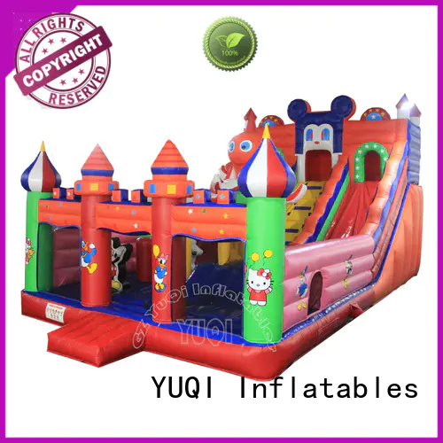 integrated Custom mickey material inflatable amusement park YUQI product