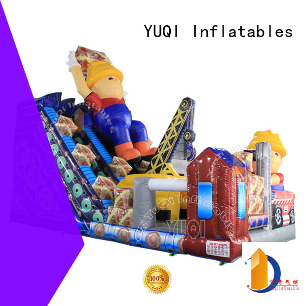 YUQI High-quality adult blow up slide customization for festivals