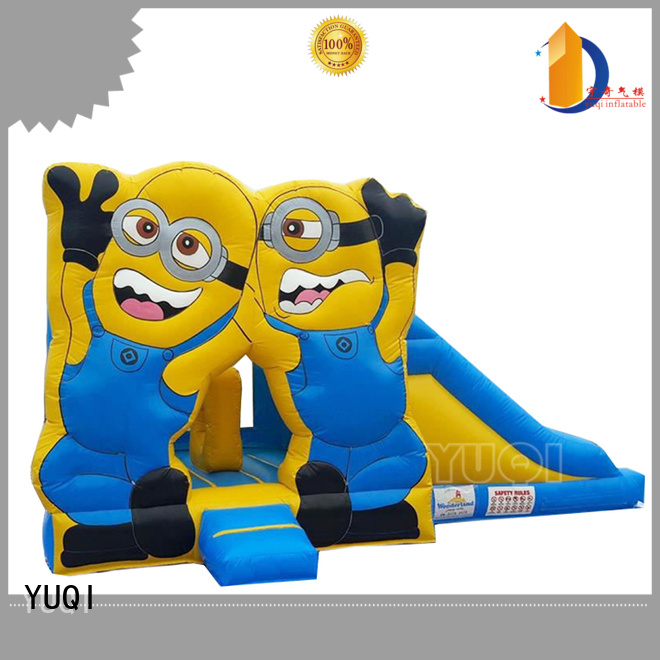 YUQI kids bounce house slide combo series for churches