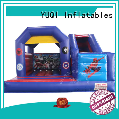 clown soccer bounce house waterslide combo for sale most YUQI Brand company