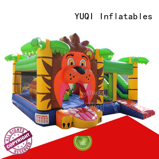 YUQI professional jump and slide bouncer for sale manufacturer for festivals