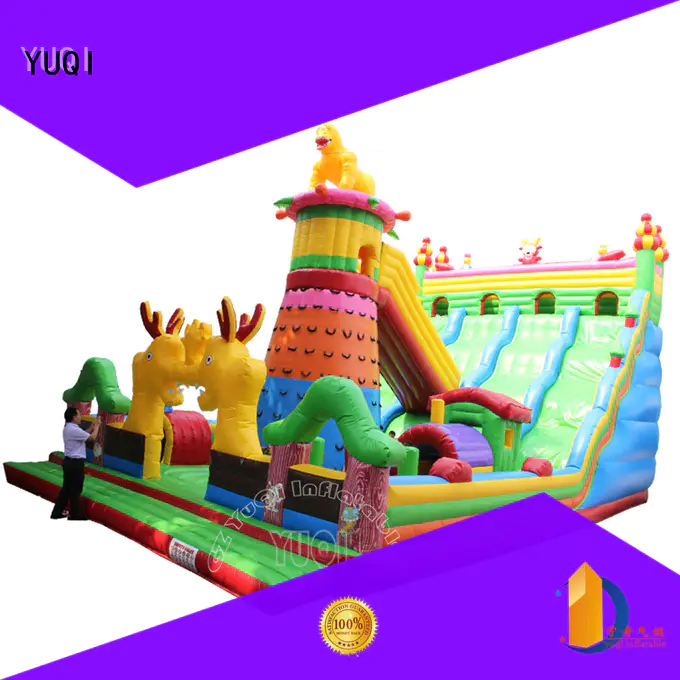 YUQI Brand bouncer quality inflatable theme park
