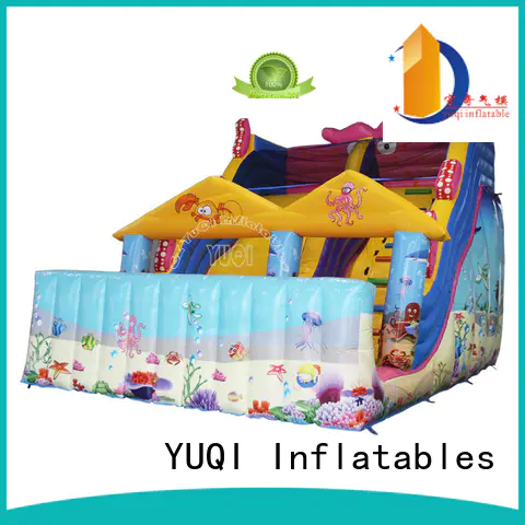 giant pvc sale YUQI Brand Inflatable slide supplier