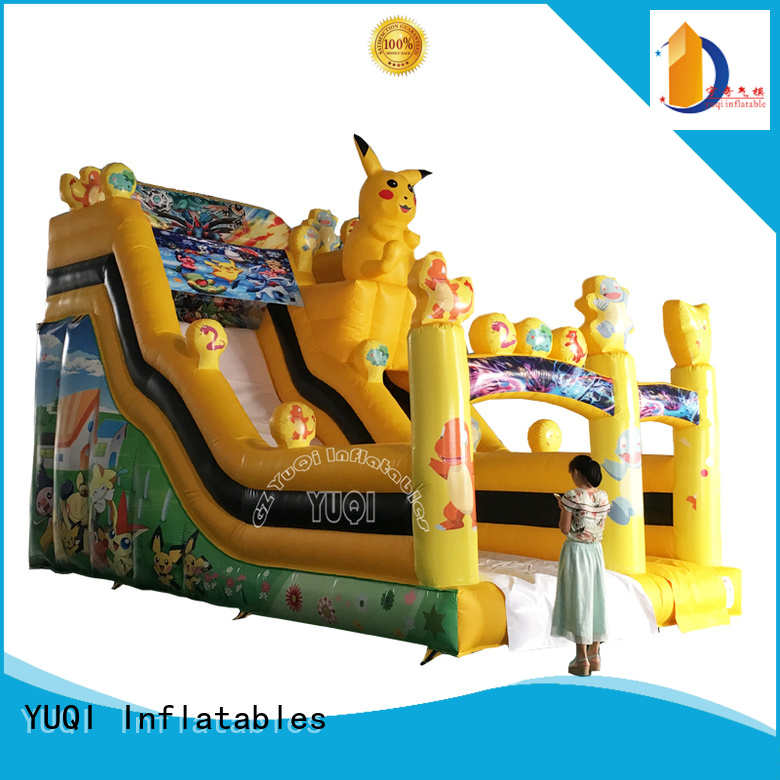 Hot pvc Inflatable slide interesting design YUQI Brand