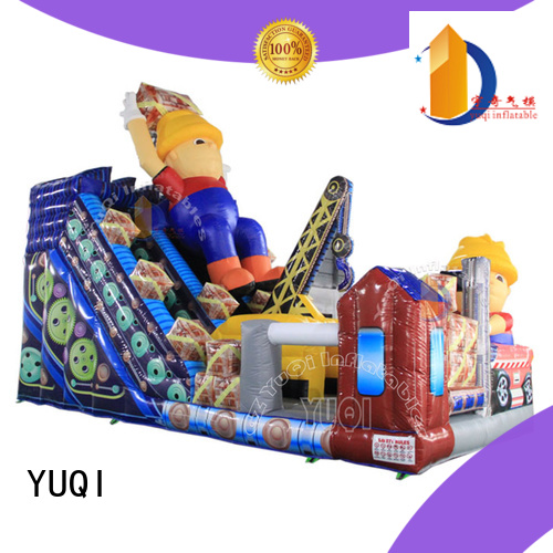 happy inflatable pool slide children for festivals YUQI