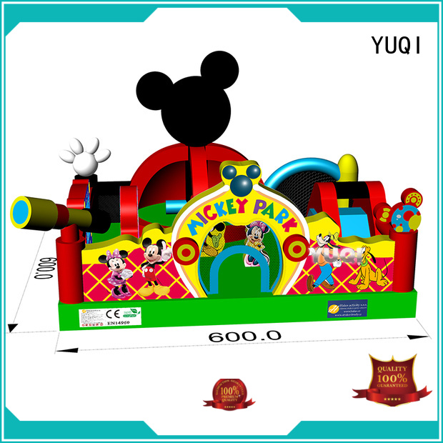YUQI combo inflatable water park customization for carnivals