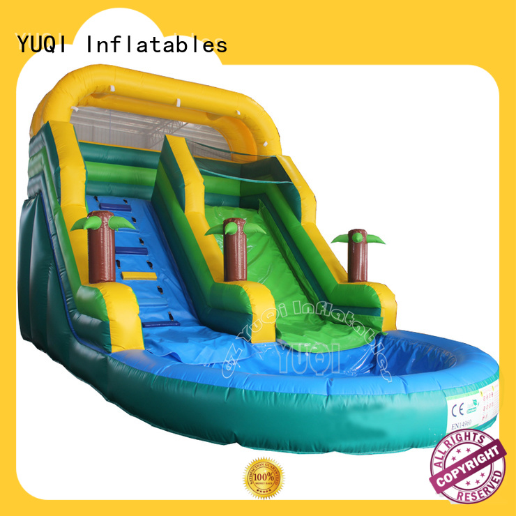 safety commercial inflatable water slides material manufacturers for adult