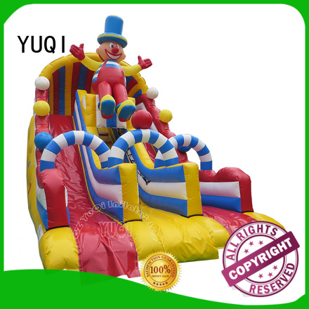 YUQI big inflatable slip and slide manufacturer for festivals