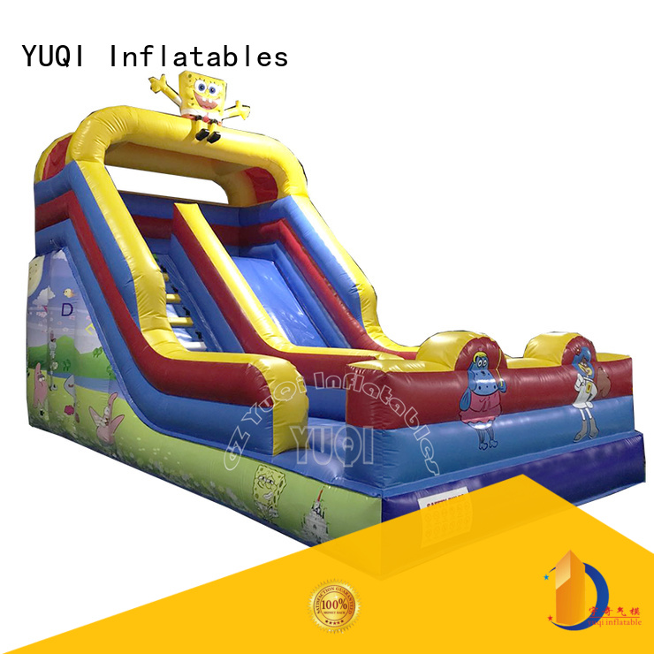 YUQI Brand playground design interesting inflatable water slides for adults water