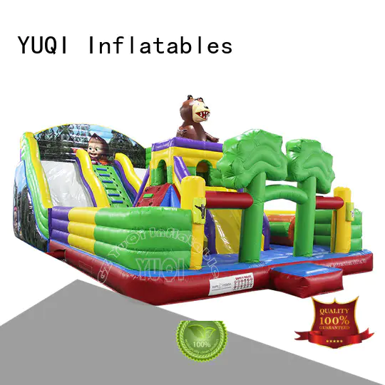 YUQI climbing inflatable park near me customization for park