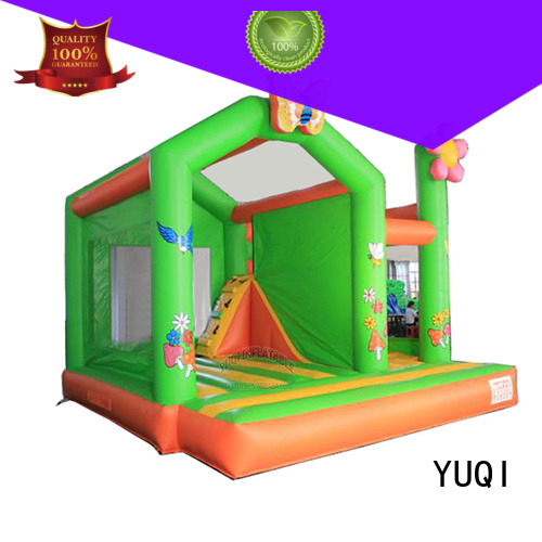 YUQI online bounce house and water slide combo bounce for schools