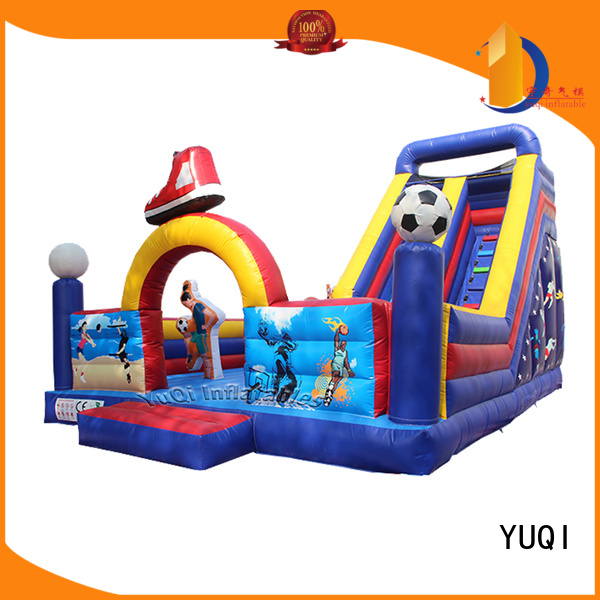 YUQI design bounce house slide combo for sale manufacturer for festivals