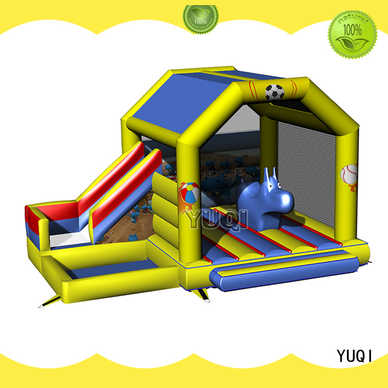 castle bounce house slide combo supplier for festivals YUQI