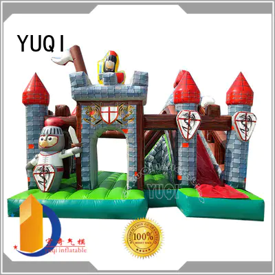 frozen soldier cute bounce house waterslide combo for sale YUQI Brand company