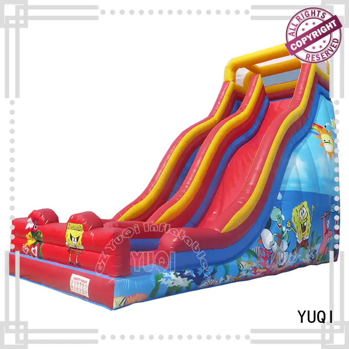 YUQI waterslide bounce home company for park