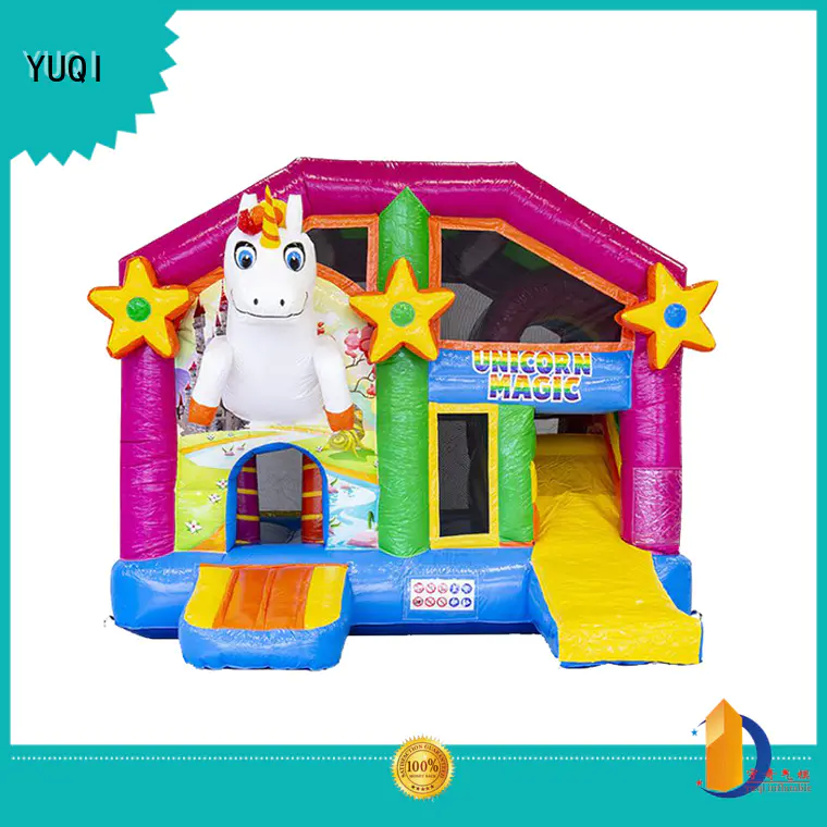 YUQI lovely castle bounce house manufacturer for churches