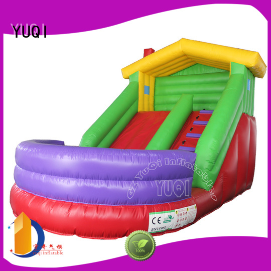 YUQI safety inflatable pool slide supplier for festivals