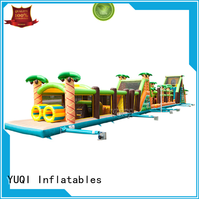 YUQI online inflatable assault course uk adult for festivals