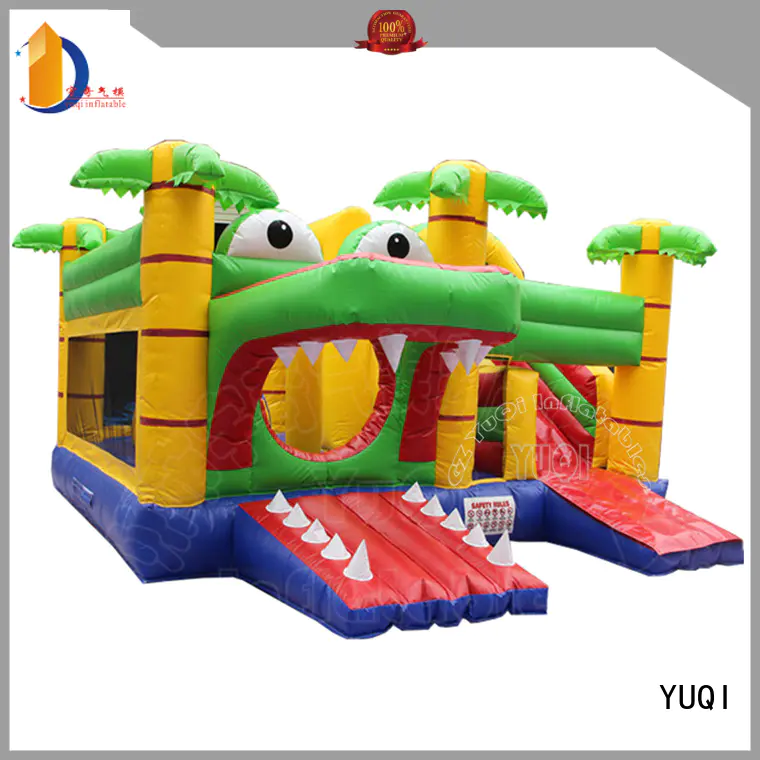 YUQI soccer kids bounce house factory for schools