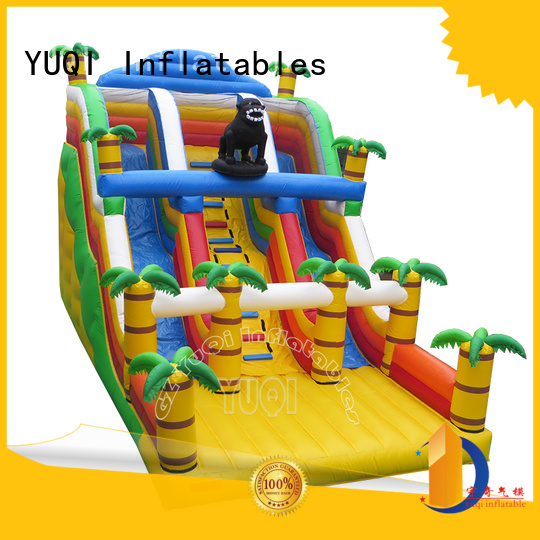 YUQI high quality blow up slide cartoon for kid