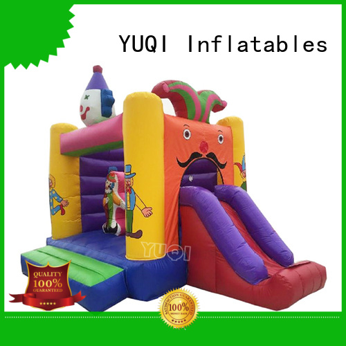YUQI flower jump and slide bouncer for sale manufacturer for birthday parties