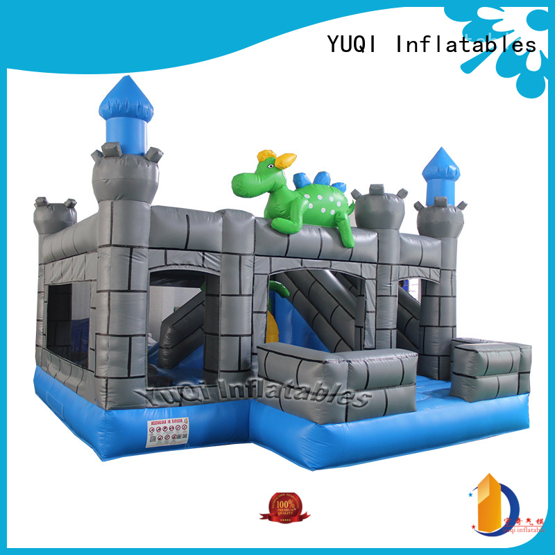 YUQI pirate bounce house waterslide combo for sale series for schools