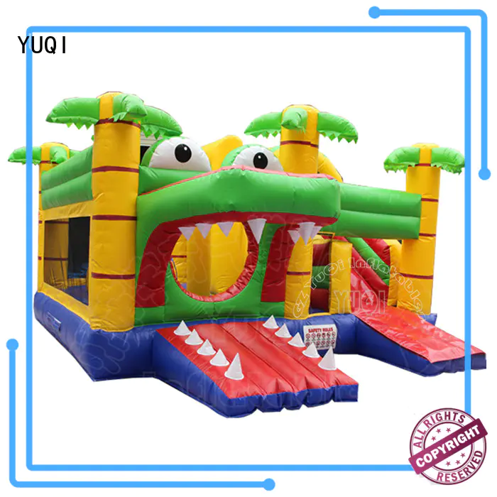 YUQI mini alligator water slide wholesale for carnivals
