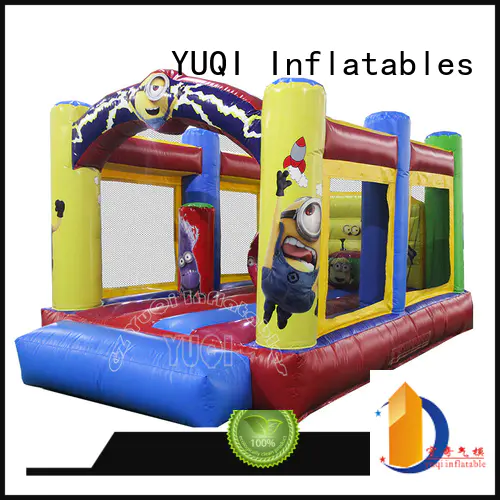 YUQI digital bouncy water slide customization for kid